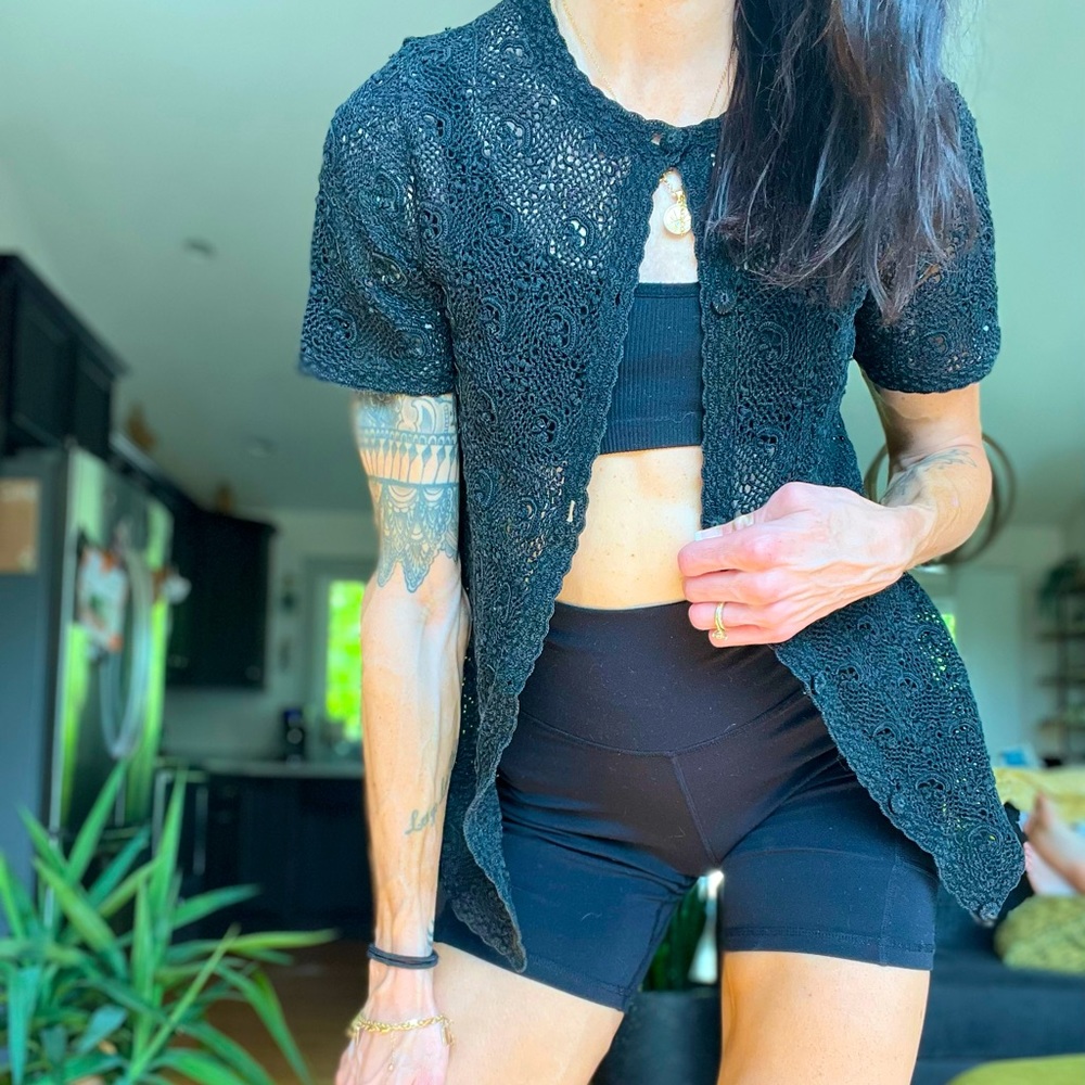 Black vintage top